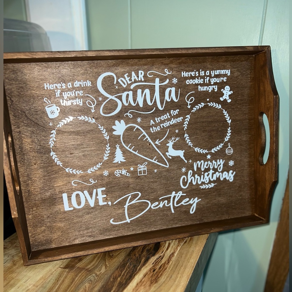 Custom Santa Trays